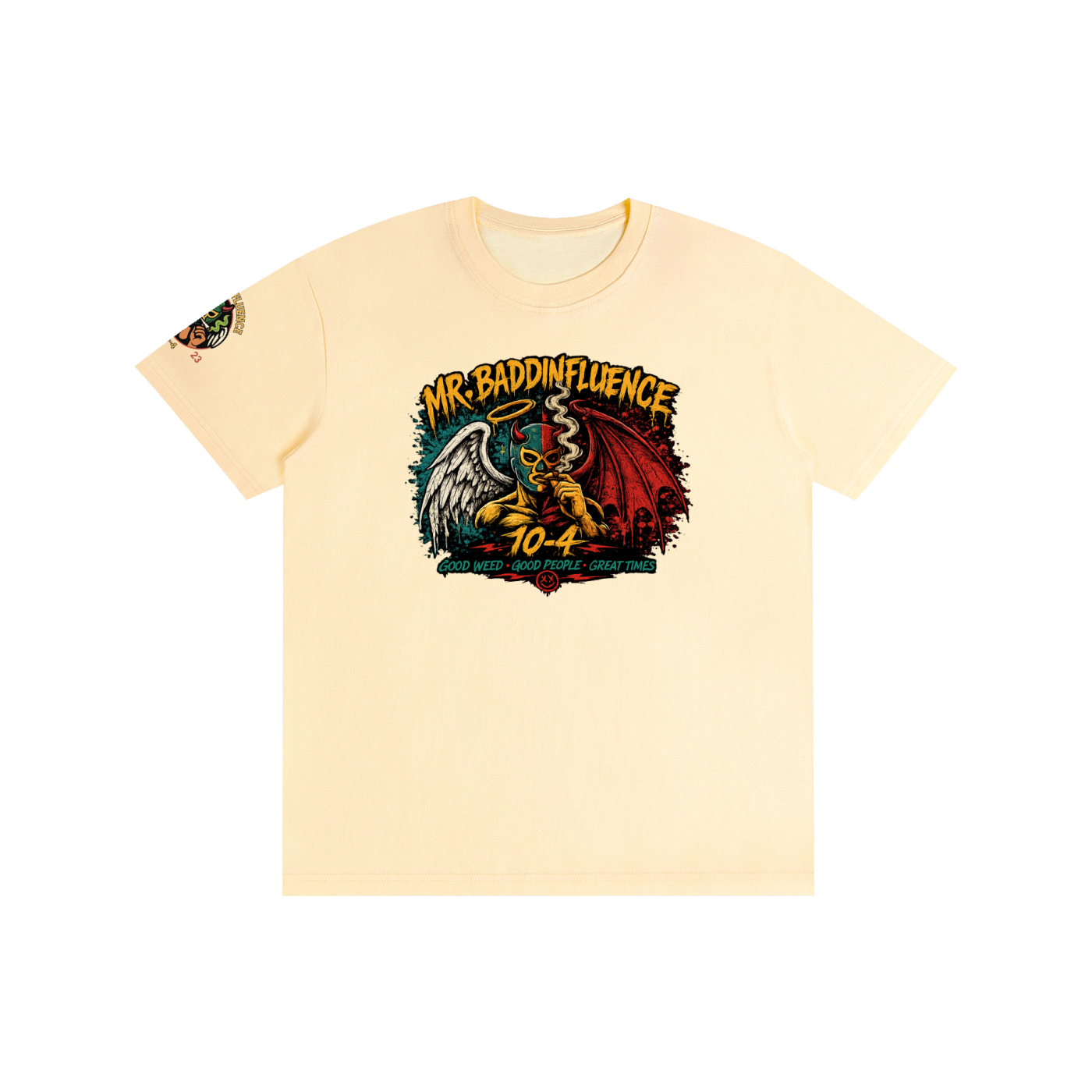Angel and Demon BaddInfluence T Shirt