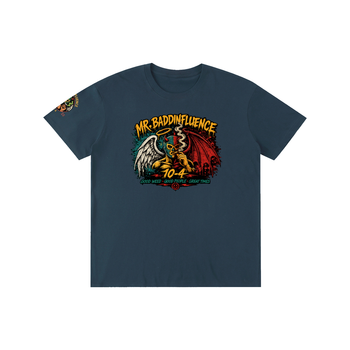 Angel and Demon BaddInfluence T Shirt