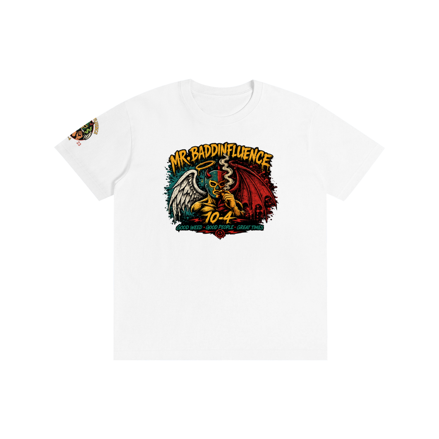 Angel and Demon BaddInfluence T Shirt