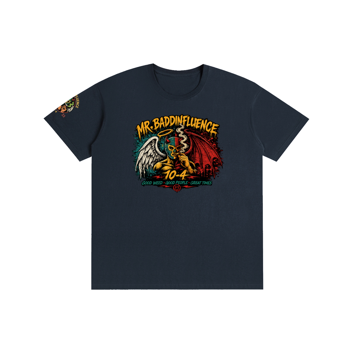 Angel and Demon BaddInfluence T Shirt