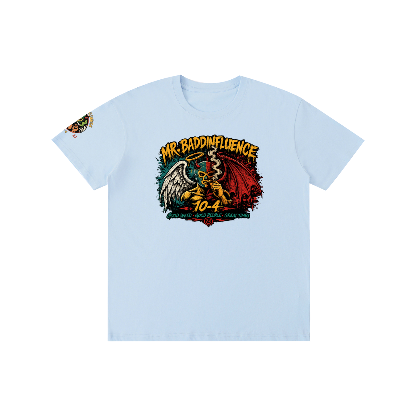 Angel and Demon BaddInfluence T Shirt