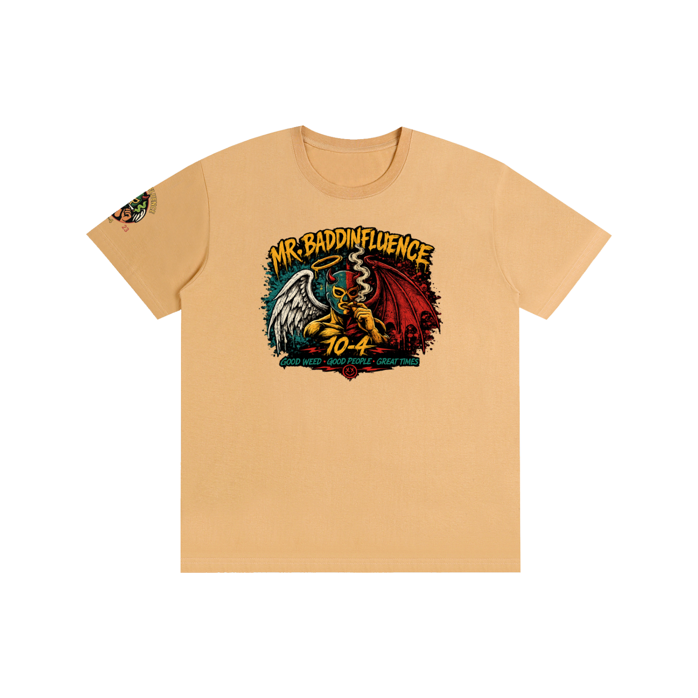 Angel and Demon BaddInfluence T Shirt